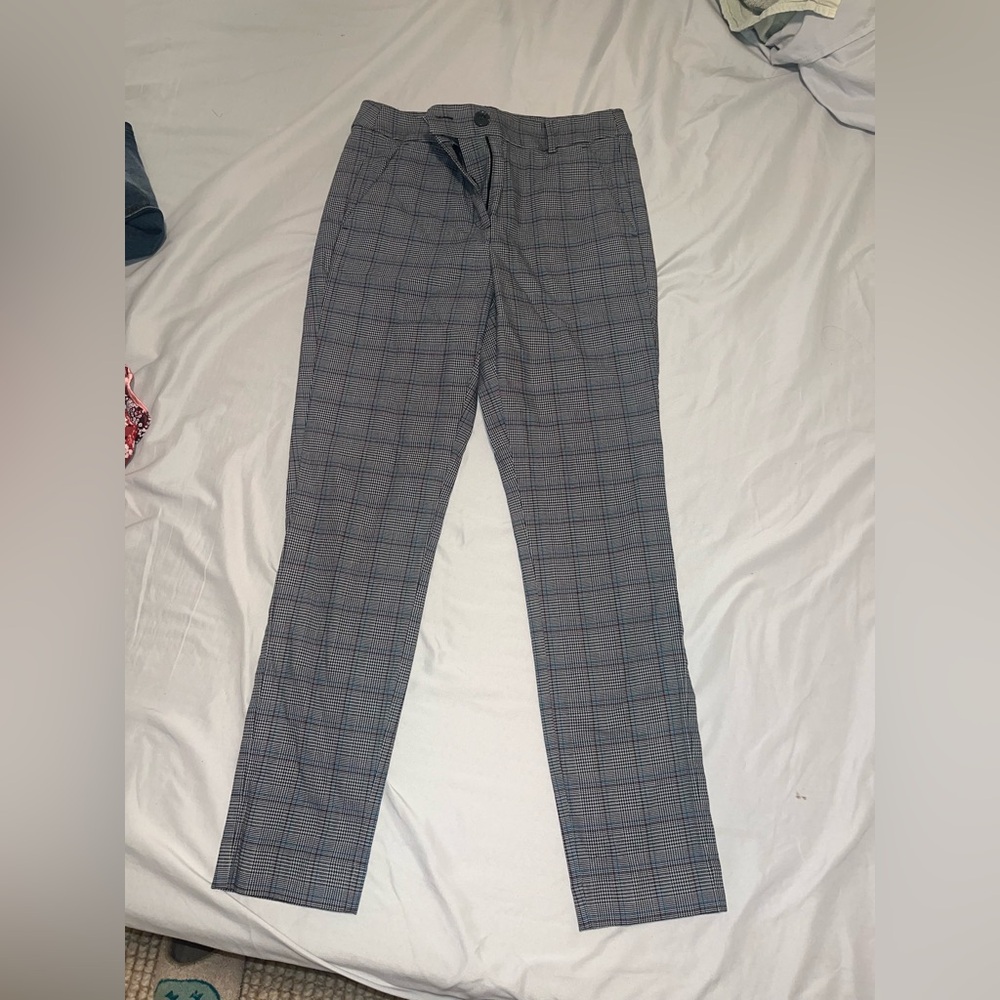 LOFT Checkered Pattern Skirt